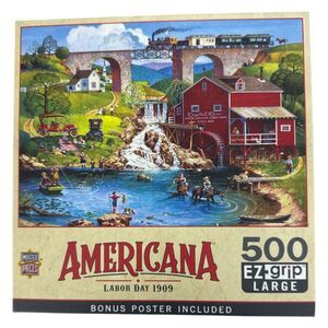 Americana Labor Day 1909 jigsaw puzzle 500 Piece Master Pieces